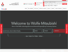 Tablet Screenshot of langleymitsubishi.com